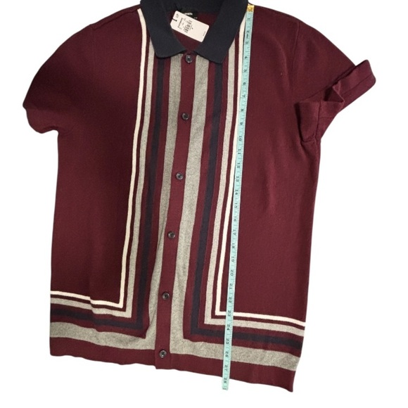 Express Men's Sweater Size M Button-Up  New With Tags SKU 2 - Picture 6 of 11